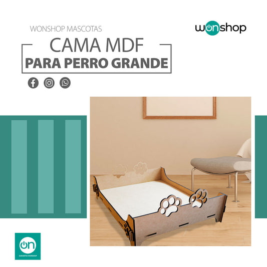 Cama para mascota Perro Grande - wonshop.mx
