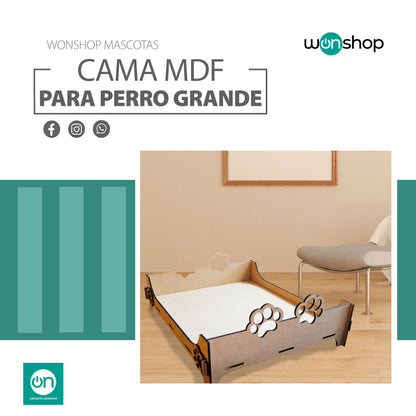 Cama para mascota Perro Grande - wonshop.mx