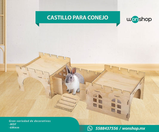Castillo para Conejo - wonshop.mx