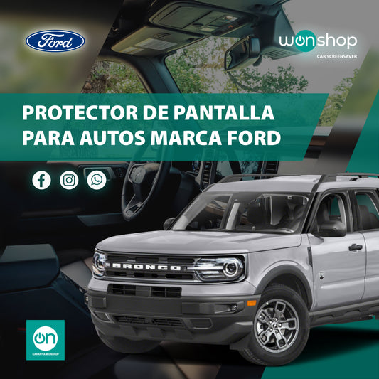 Protector de pantalla táctil para autos Ford - wonshop.mx