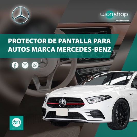 Protector de pantalla táctil para autos Mercedes - wonshop.mx