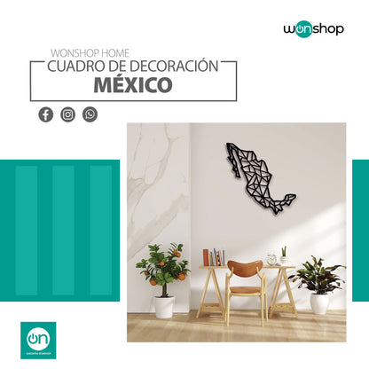 Cuadro de Decoración MDF México - wonshop.mx