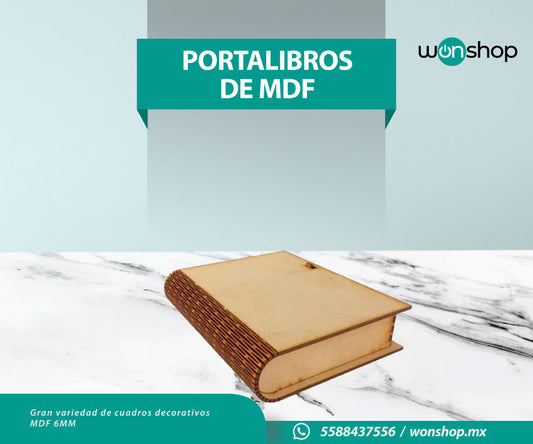 Portalibros de MDF - wonshop.mx